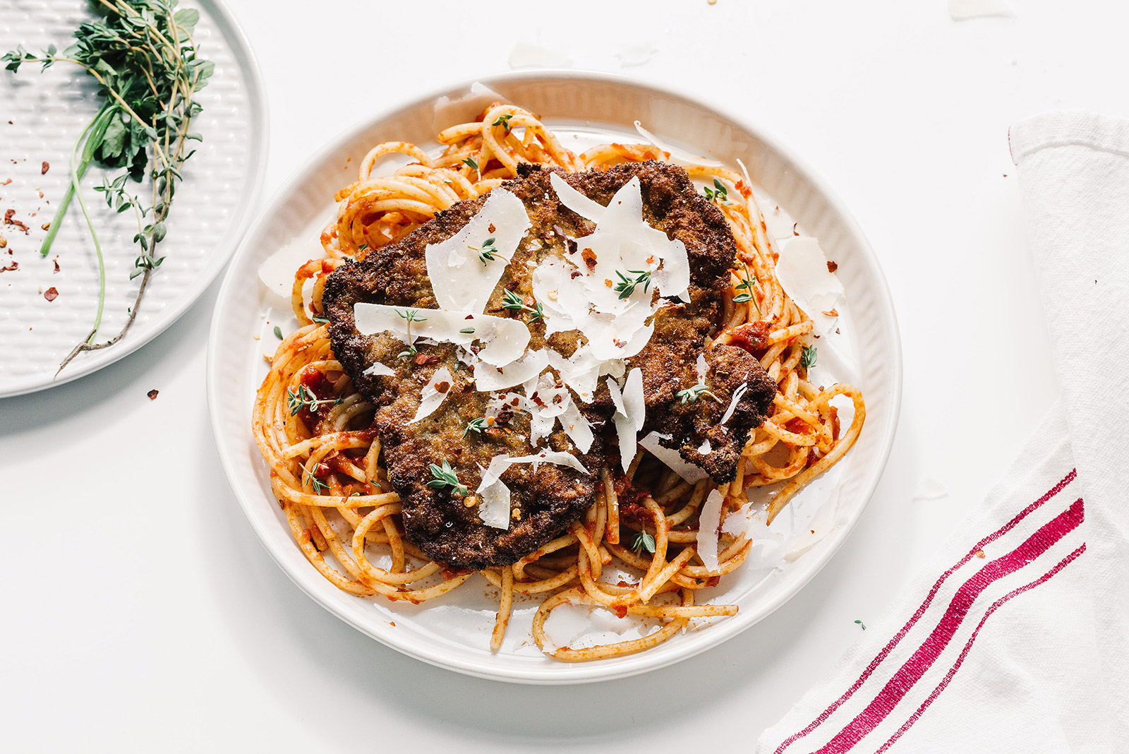 Steak Milanese With Spaghetti Recipe - Nonna Pia's US