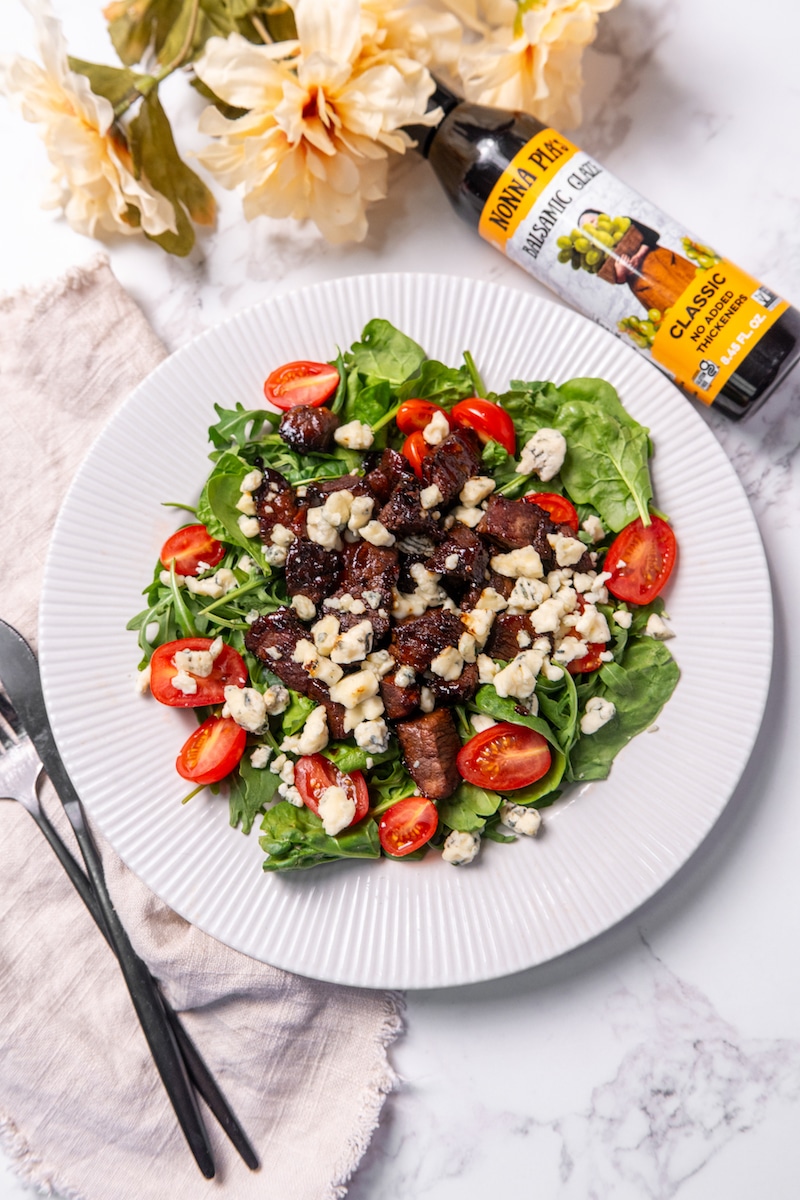 balsamic gorgonzola steak bites recipe