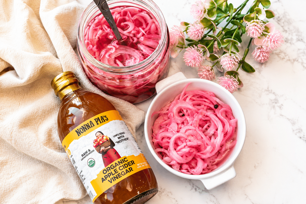 easy quick pickled red onions recipe